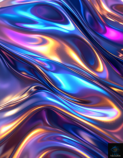 Fondo abstracto metálico con efecto líquido